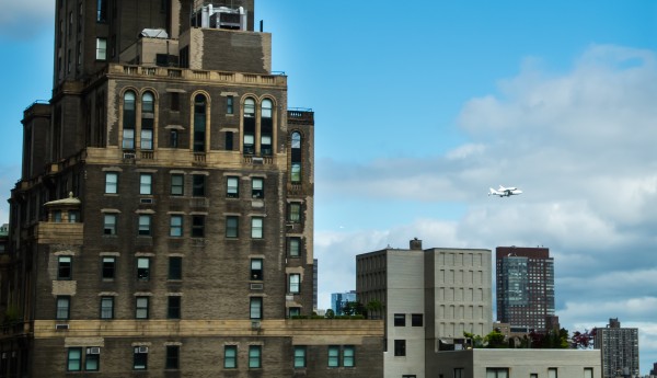 Shuttle Enterprise Flyover NYC